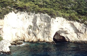 Zante shoreline