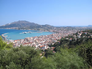 Zakynthos Town from afar